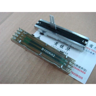 

7.2 cm with sliding bearings straight double potentiometer A100K B100K
