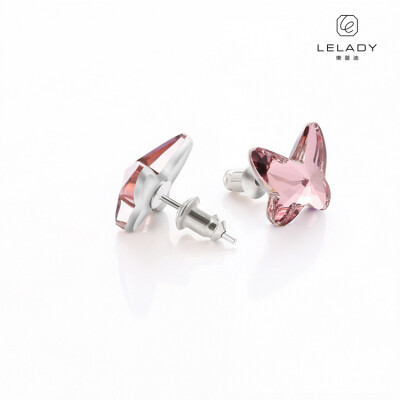 

LELADY Dangle Drop Hoop Stud Spike Clip on Earrings Made with Swarovski Crystals and 925 Sterling Silver, Gift for Women