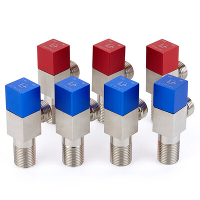 

Submarine Submarine full copper angle valve 7 sets of copper drawing standard 4 minutes ceramic valve spool triangular valve