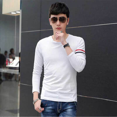 

Law of Kun Men Long Sleeve T-Shirt Round Neck Korean T-Shirt