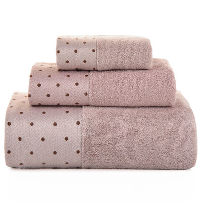 

Bamboo Kam Towel Home Textiles Bamboo Fiber Combed Elegant Towel Towel Towel 3pcs Set Brown