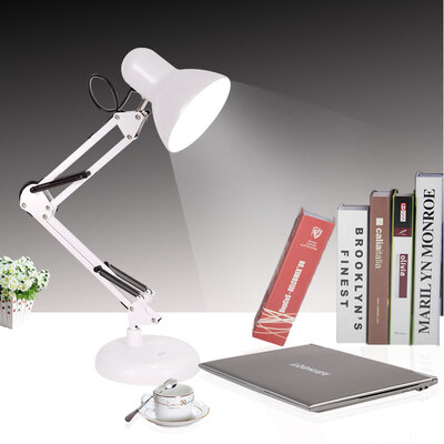 

[Jingdong supermarket] TCL American led eye protection lamp learning work dual-use iron folding table lamp bedside lamp white