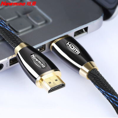 

Newmine HT-1084 HDMI cable version 2.0 4K HDTV monitor line computer projector notebook cable 5 meters