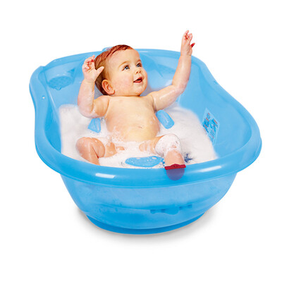 

OKBABY Baby Bathtub Italy Import Baby Bathtub Italy Import Baby Bathtub Newborn Bathtub Large Blue Transparent