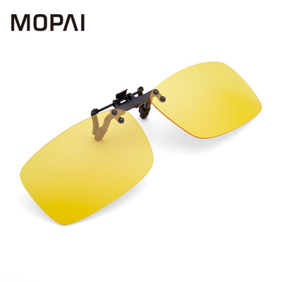 

Mopai Classical Myopia Night Clips Polarized Driving Mirror Sunglasses Sunglasses M6120 Yellow Medium Medium Gift Box
