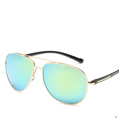 

fashion color film sunglasses metal polarized sunglasses men and women general driver mirror
