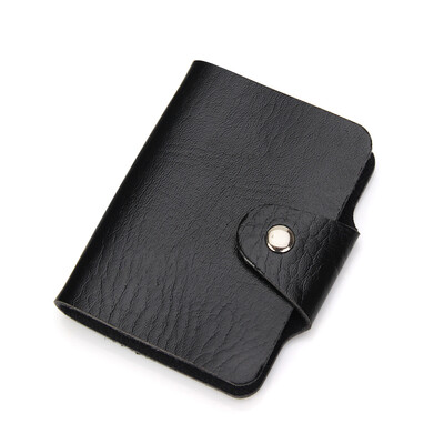 

MONTAGUT Fashion Simple Multifunctional Card Business Card Holder Black