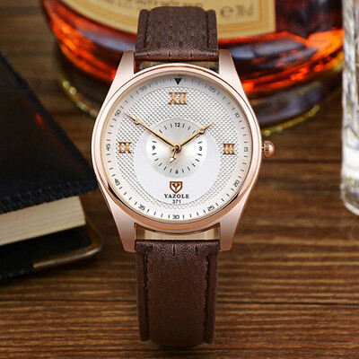 

Yazole Fashion Business Quartz Watch Men Personality Design Men Watches Top Brand Male Wristwatch Waterproof Watch