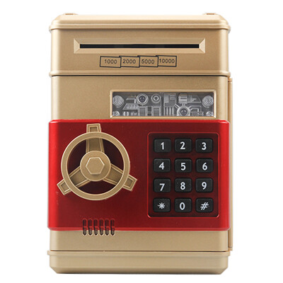 

SURPRESA V Electronic Money Bank Piggy Money Locker Coins Cashes Auto Insert Bills Safe Box Password ATM Bank Saver