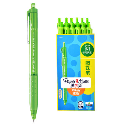 

Paper Mate Интересная шариковая ручка 300 RT 0.7MM Lime Green Paper Box (12 Pack)
