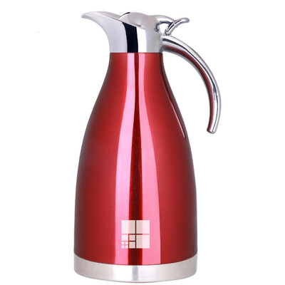

Jia Hong US home series stainless steel vacuum insulation cold pot household coffee kettle insulation bottle 304 stainless steel 2000ml wine red