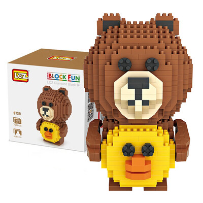 

Loz Diamond 9739 Line Friends Building Blocks Set 700 Pcs For Kids Age 8