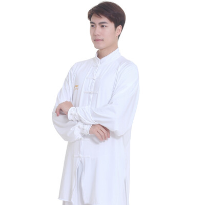 

Li Ning Taiji Men&women martial arts practice uniforms tai chi clothing fitness aerobics morning exercises performance suit suit classic white