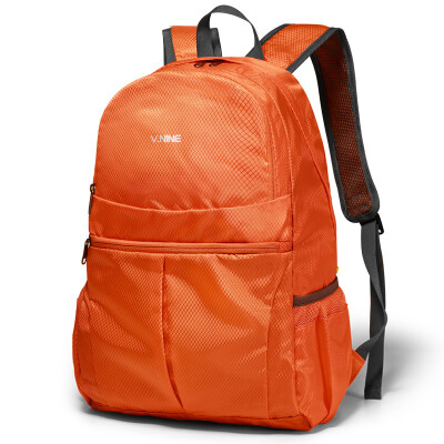 

V.NINE (ninth city) shoulder bag male waterproof folding bag portable computer bag multi-function trend backpack bag Korean version of orange VD699732
