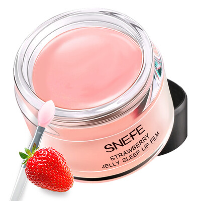 

Кслинг Фей (SNEFE) спать клубники мембраны желе для губ 20g (губы губ для губ от влага пленки Клубничного сухого шелушения)