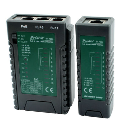 

Proskit MT-7064-C POE Tester Multi-function Network Line Tester