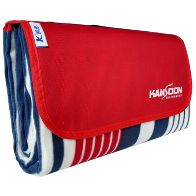 

Kayson KANSOON outdoor waterproof picnic mat moisture-proof pad tent mat mat mat camping leisure cushion suede 200 150cm red&blue