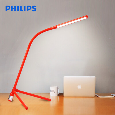 

PHILIPS Прохладные светодиодные настольные лампы исследования спальня гостиной лампа красного