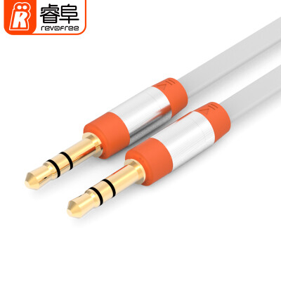 

Rui Fu REVOFREE CY165 aux car audio cable 35mm public on the bus audio cable phone speaker line flat line 05 meters