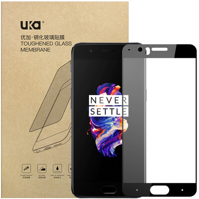 

Two pieces of equipment] excellent plus a plus 5 steel film full-screen cover soft side of the phone to protect the film black
