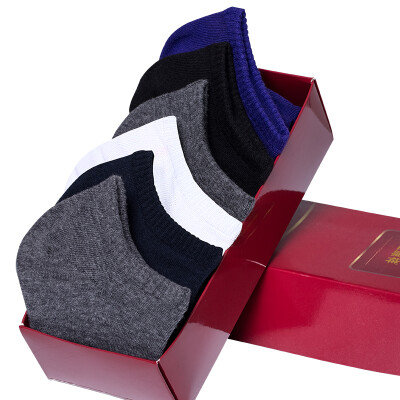 

Heng Yuan Xiang socks male cotton 6 pairs of socks&socks summer cotton socks thin section of the movement of shallow socks invisible socks A1157835