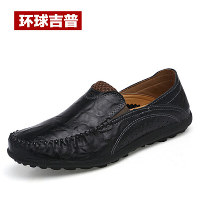 

Universal Jeep (HUANQIUJIPU) casual shoes men outdoor leisure men's shoes fashion trend Peas shoes driving shoes 17040H1567 light brown 40