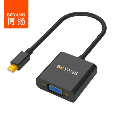 

Bo Yang (BOYANG) BY-06Z01 MiniDP to VGA конвертер мини-проектор мини-проектор DisplayPort Apple молниеотвод черный
