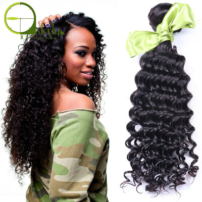 

Mink Brazilian Deep Wave 7A Unprocessed Virgin Hair 4 Bundles Deep Wave Brazilian Hair Weave Brazilian Deep Curly Virgin Hair