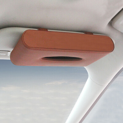 

Huazhe car tissue box sunroof sun visor tissue box creative seat hanging car tissue box car supplies car tissue box hanging type black&white color