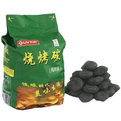 

Zero to explore LIVTOR smoke-free barbecue carbon fruit charcoal green flammable pure charcoal LG2888 2 kg