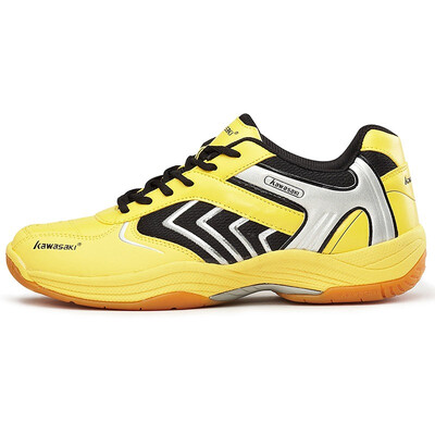 

Kawasaki professional badminton shoes 45 yards black yellow silver