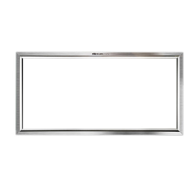 

NVC Integrated Ceiling Light led panel light flat lamp aluminum buckle kitchen&toilet lamp kitchen bathroom ultra-thin ceiling lamp embedded drawing silver 24w 6000K