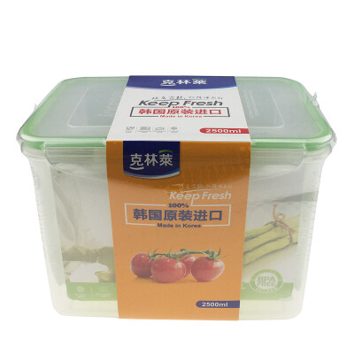 

Kelin South Korea imported double sealed box crisper box dense box 2500ml medium rectangular gift dish washing sponge IS-043