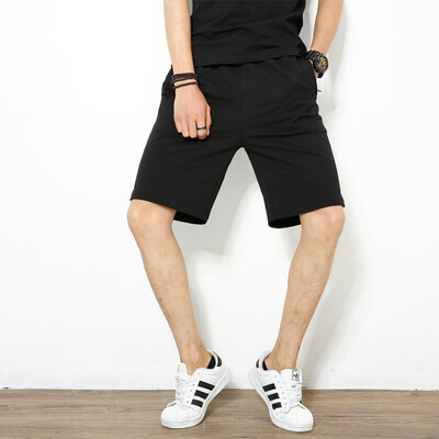 

SHUYI New Fashion Men Sporting Beaching Shorts Trousers Cotton Bodybuilding Sweatpants Fitness Short Jogger Casual Gyms Men Shor