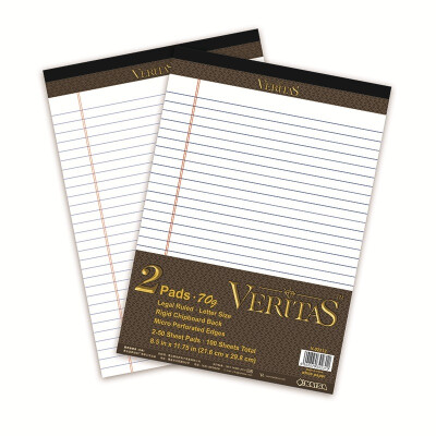 

KAISA VERITAS Series A5 American Paper Paper 70g Thicker Paper Legal Notepad Draft 50