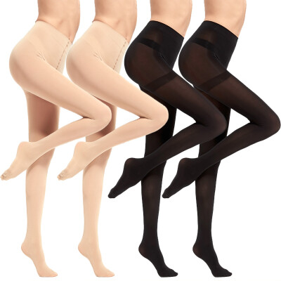 

Jingdong supermarket] Langsha stockings female spring and autumn through velvet pantyhose high elastic shells sexy bottom socks four pairs of skinned gray two