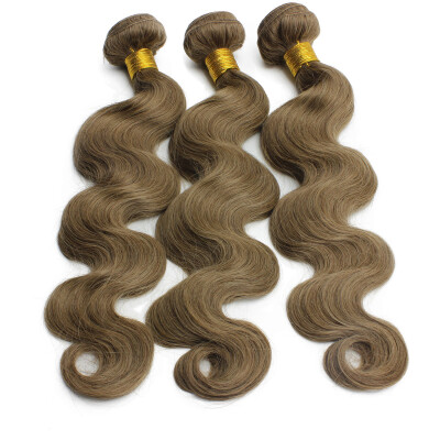 

#8 Medium Ash Brown Weave Body Wave 6a Virgin Indian Remy Hair Machine Weave Hair Weft Virgin Human Hair