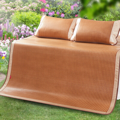 

JIUZHOULU foldable rattan air-condition summer two person cool mat MatPillowcase