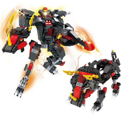 

COGO Man Building Blocks Intelligence Toy Triceratops Two in One Series