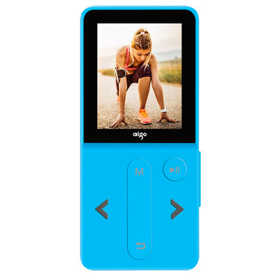 

Patriot (aigo) mp3 player MP3-207 mini lossless high quality running sports music mp3 player with screen blue