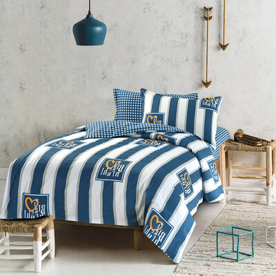 

Yingxin textile cotton three-piece single bed dormitory sheets quilt cover three-piece single 12-meter bed golden childhood