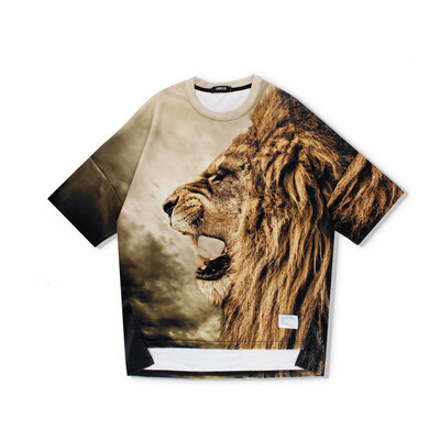 

Mens new bat sleeve loose lions head mens plus-size fleece