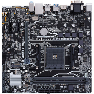 

ASUS PRIME A320M-K motherboard AMD A320 Socket AM4