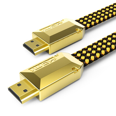

BIAZE HDMI cable version 20 2K 4K digital high-definition line 10 meters 18Gbps laptop TV projector projector cable orange orange JD002