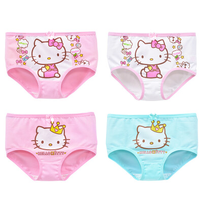 

Hello Kitty (HELLO KITTY) girls underwear children's full triangle underwear cotton 4 KTN129 110