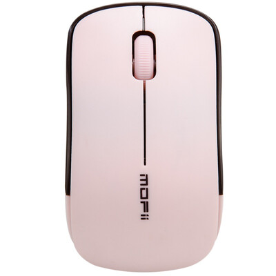 

Ferris hand Mofii GO18 wireless optical mouse pink coffee wireless mouse