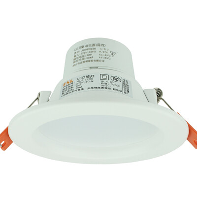 

Foshan Lighting (FSL) Светодиодный потолочный светильник Противотуманная фара Все Белый 6W3 дюймовый белый свет 6500K Diamond Три поколения
