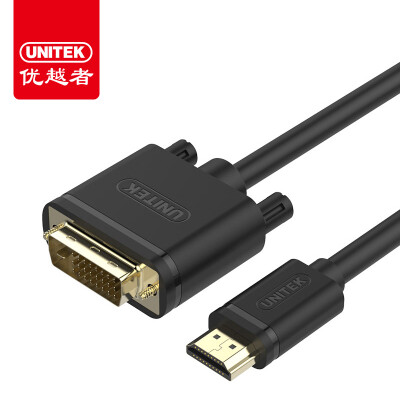 

Улучшенный человек (UNITEK) HDM очередь дви дви адаптер 15 метров поверните HDMI HD двунаправленное преобразование между кабель ноутбук монитор преобразования видео линии Y-C224E