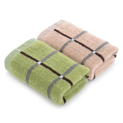 

Bamboo one hundred bamboo fiber towel soft absorbent bamboo charcoal wash face towel classic square grid two loaded