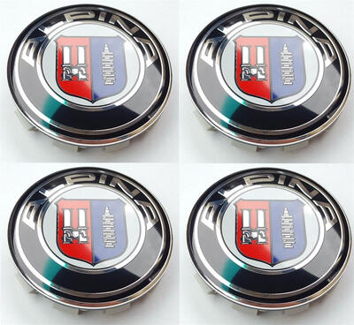 

4pcs x 68mm For BMW Wheel Center Hub Caps Emblem Alpina E34 E36 E46 E70 E90